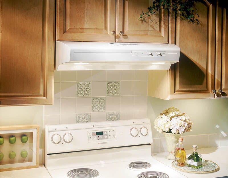 how to change a lightbulb on the allure by broan range hood